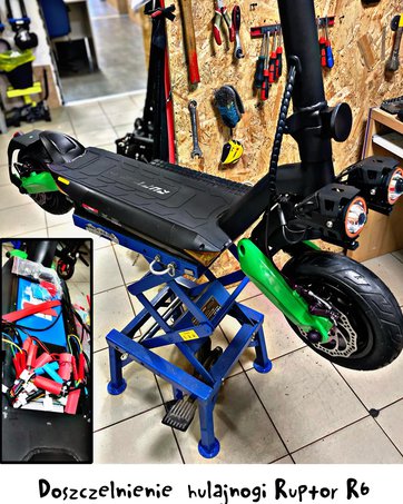 Doszczelnienie hulajnogi Ruptor w hulajnogiTG