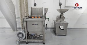 Fully installed TT-GR150 Grinding Machine and TT-WM60L Washing Machine operational at Khalifa University