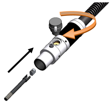 How To Install or Remove Wire Brake on a TOUGH GUN™ G2 Series Robotic MIG Gun, step 2