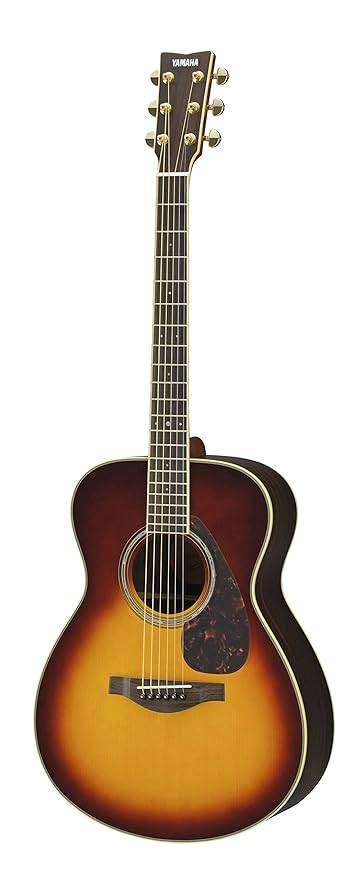 Yamaha L-Series LS6 Concert Size Acoustic-Electric Guitar – Rosewood, Brown Sunburst