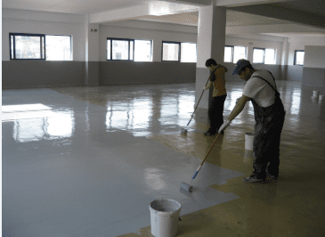 epoxy floor painting in dubai
