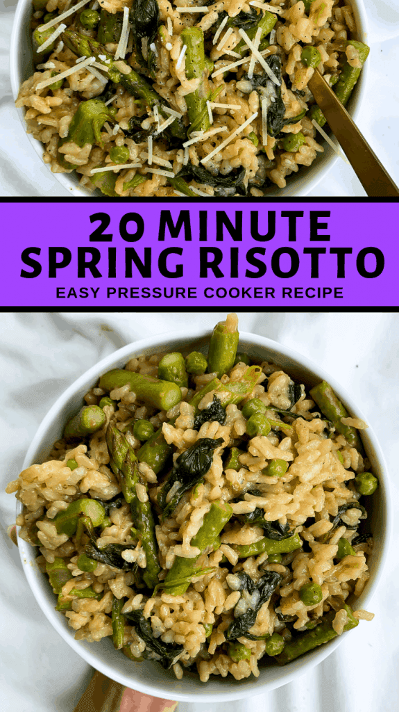 20 minute risotto recipe for spring or summer