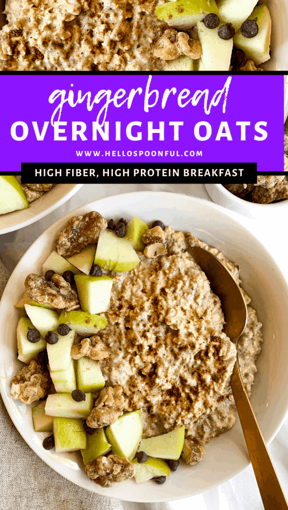 Gluten-Free Gingerbread Overnight Oats