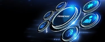 conceptual image of the franchise business system