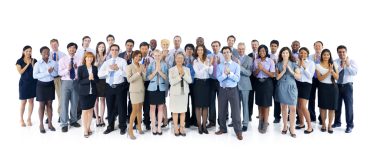 a group of highly satisfied franchisees