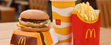 image of McDonald's franchise food items