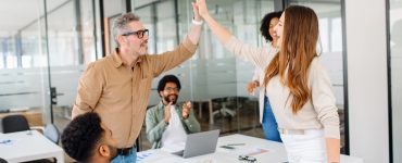 image of a thriving franchise business owner