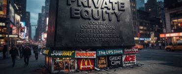 image describing the problem the franchise king has with private equity in franchising