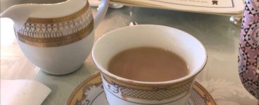 shelly's tea room tea and menu cover