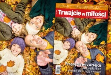 Grafika promocyjna z okładką "Trwajcie w miłości" (4-2026)
