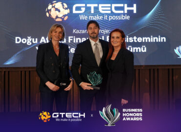 GTech, Business Honors Awards 2026’da Pazar Genişletme ve Yeni Pazar Stratejileri kategorisinde ödül aldı — ödül töreninde Mine Taşkaya ve Gürhan Taşkaya