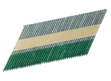 Berbed shank 34 Degree Hot dipped galvanized Paper tape collated Framing Nails