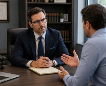 image of franchise lawyer and franchise client