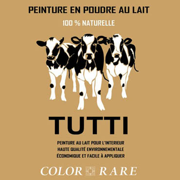 Peinture poudre de lait tutti color rare