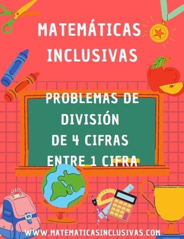 PROBLEMAS DIVISION 4 CIFRAS ENTRE 1 CIFRA