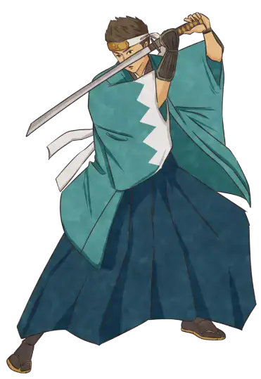 武士のイラスト