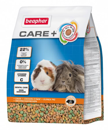Care + храна за морски свинчета 1.5 кг