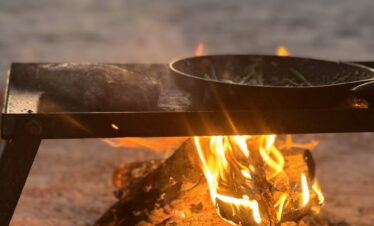 Die Makgadikgadi Pans - Camp kitchen