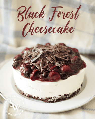 black forest cheesecake