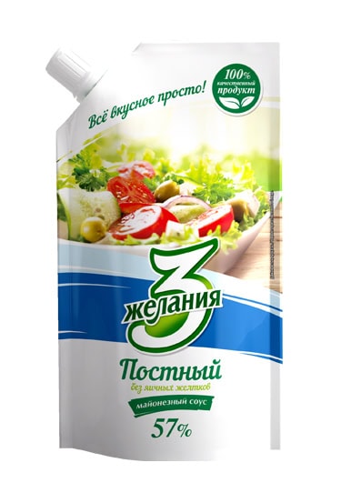 Майонез Постный 3 Желания 190 г