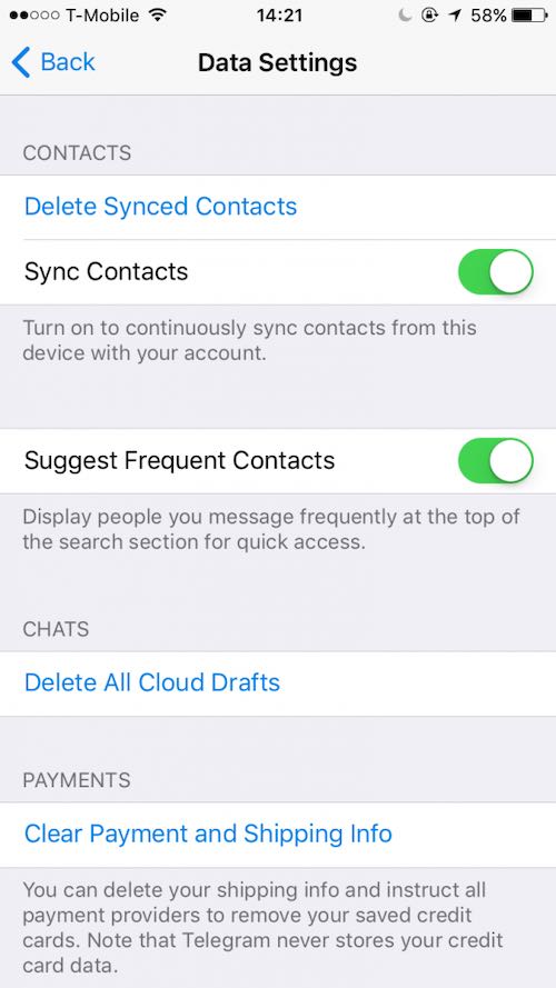 Clear-Cache-Telegram-iOS