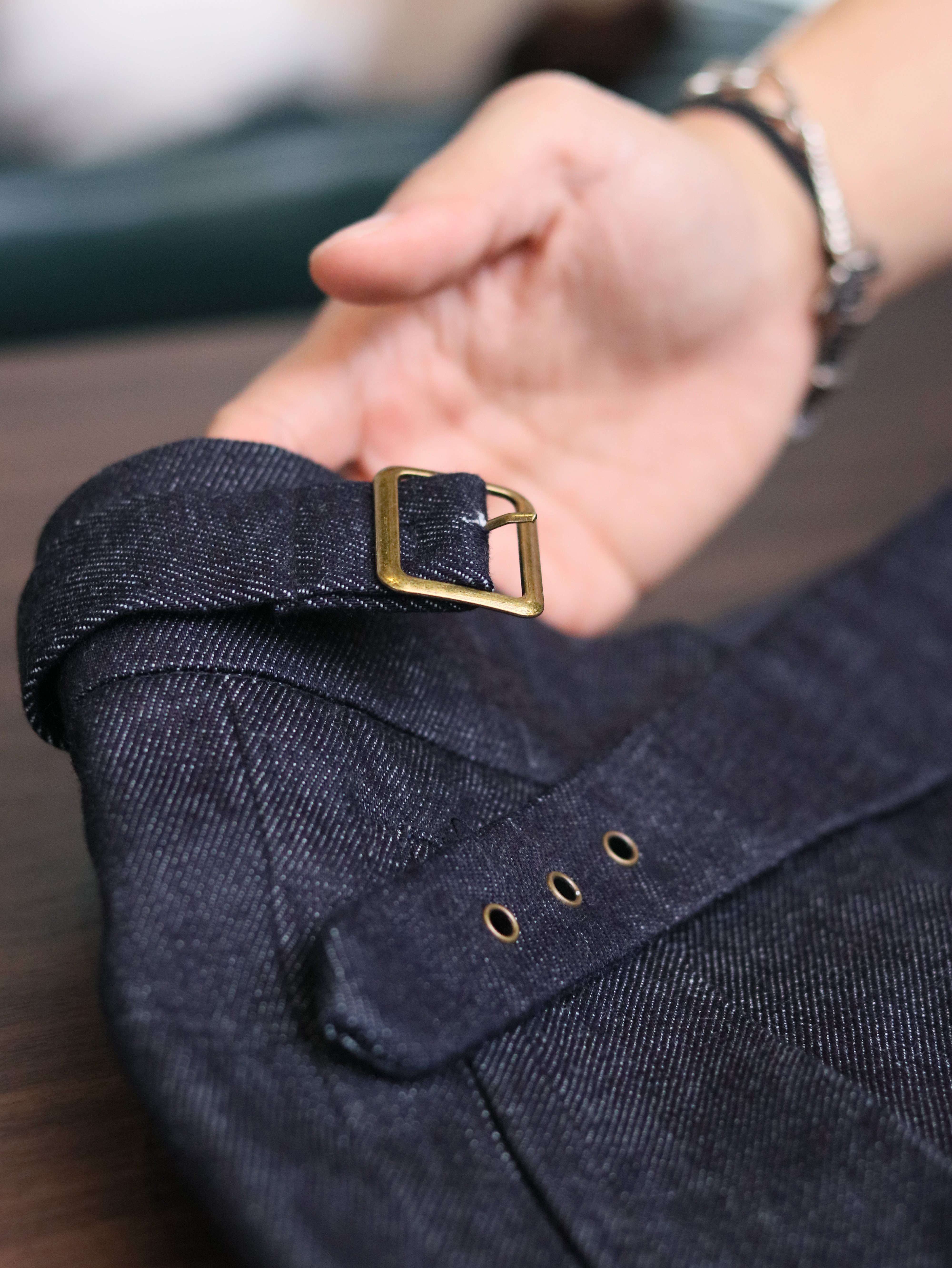Gurkha trousers styled by ŠAKAL