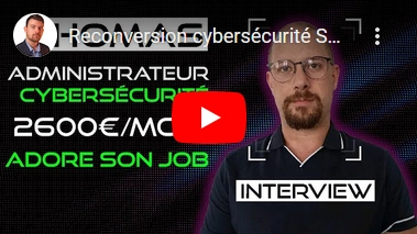 Interview de thomas, reconversion cybersécurité
