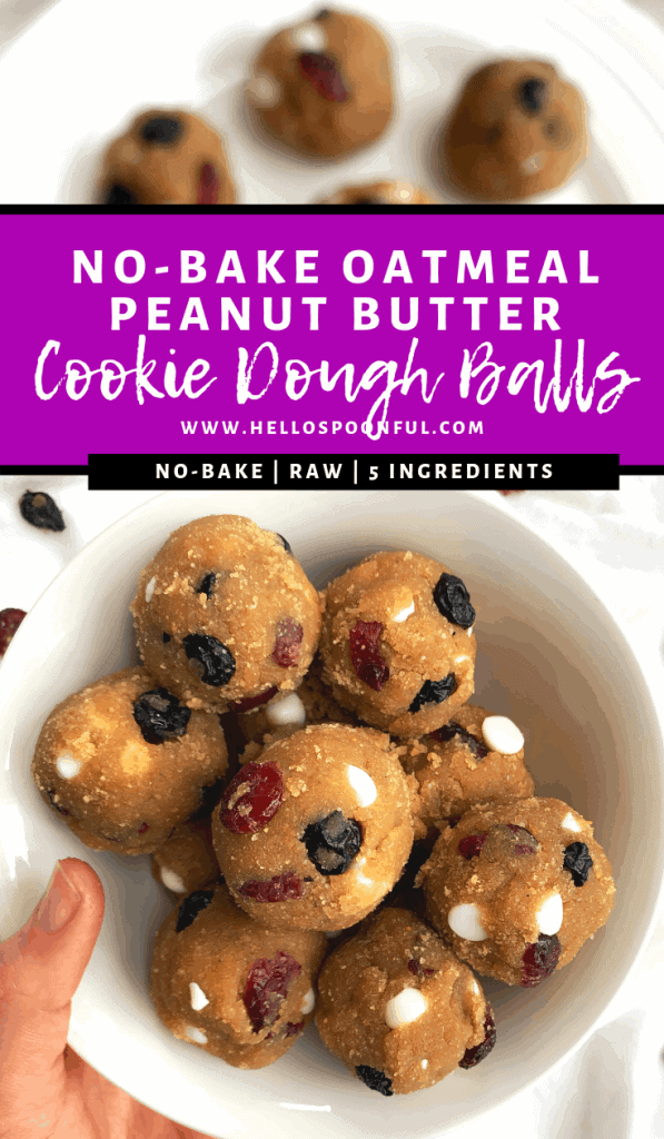 no-bake cookie dough balls