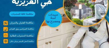 شركة رش مبيدات حي العزيزيه
