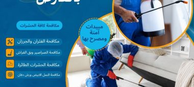 شركة مكافحة حشرات بالعارض