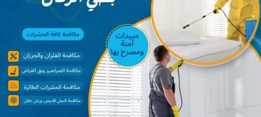 شركة مكافحة حشرات بحي الرمال