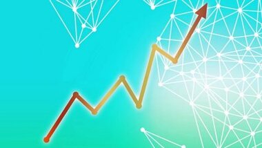 Wykres, strzałka w górę