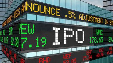 notowania giełdowe na wyświetlaczu