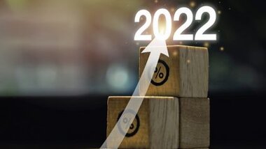 Procenty, strzałka i 2022