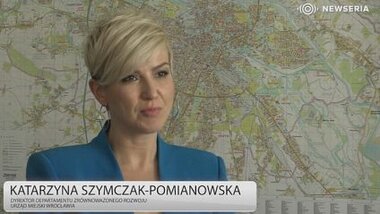 Katarzyna Szymczak-Pomianowska, dyrektor Departamentu Zrównoważonego Rozwoju w Urzędzie Miejskim Wrocławia.