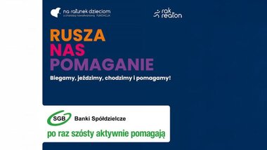 SGB po raz 6. w wyzwaniu sportowym RakReaton - aktywnie pomaga podopiecznym Fundacji Na ratunek Dzieciom z Chorobą Nowotworową