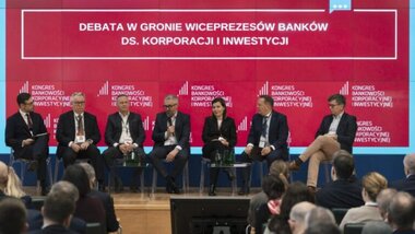 Kongres Bankowości Korporacyjnej i Inwestycyjnej 2025. Debata. Źródło: EKF