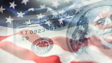 flaga USA, dolar