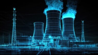 wirtualny obraz elektrowni jądrowej