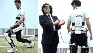 Adaptive athlete using exoskeleton to boost mobility, speed and safety”