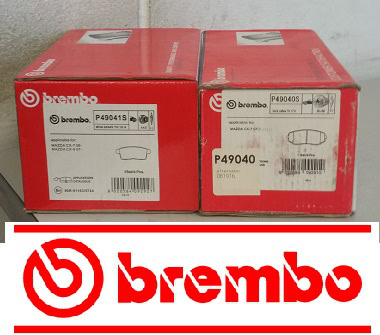 BREMBO FRONT & REAR BRAKEPADS SUIT MAZDA CX-7 & CX-9