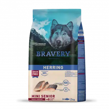 BRAVERY PERROS HERRING MINI SENIOR SMALL BREEDS