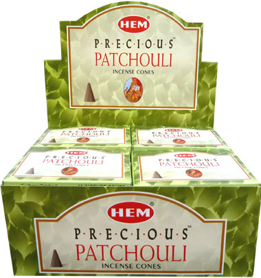 Encens HEM patchouli 10 cônes