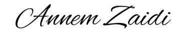 Annem Zaidi Signature