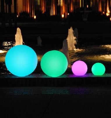 LED Orbs / Spheres rental for events in Los Angeles, Orange County, and nationwide