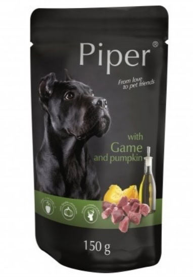 Piper Adult пауч дивеч/тиква, 150 г / 10 бр СТЕК