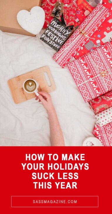 Pinterest graphic for having better times over the holidays