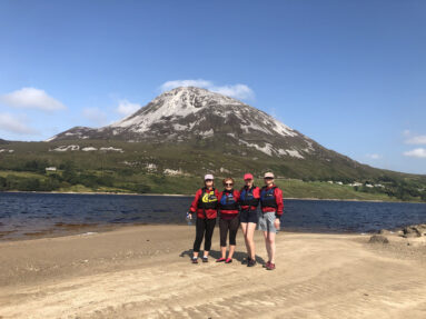 A group of women Dunlewey Lake