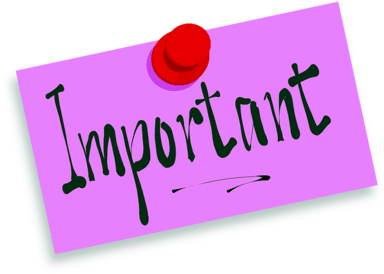 Note That Says Important