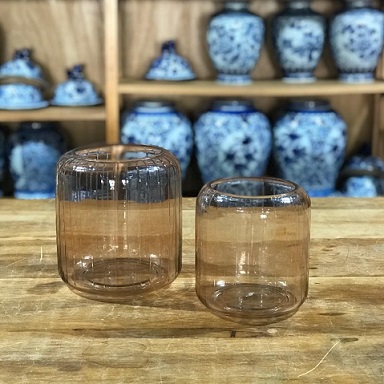 Vaso vidro nude